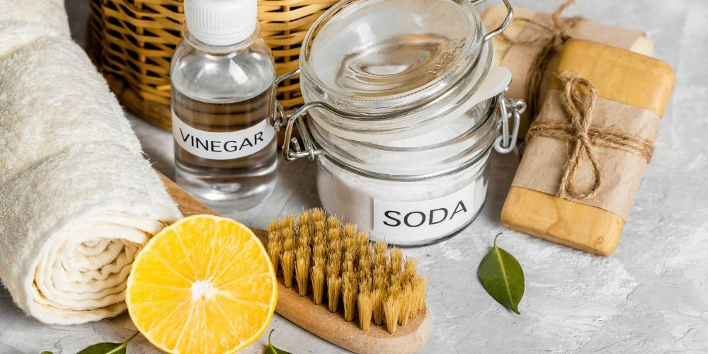 Prodotti di pulizia ecologica.